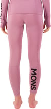 Mons Royale + Olympus Merino Baselayer Legging W Sierra Pink - 3