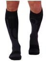 Mons Royale + Ultra Cushion Merino Snow Sock Black/9 Iron - 3