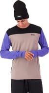 Mons Royale + Yotei Merino LS M Cinder/Blue Dusk/Black - 5