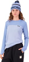Mons Royale + Yotei Merino LS W Ice Blue/Moonstone