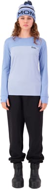 Mons Royale + Yotei Merino LS W Ice Blue/Moonstone - 4