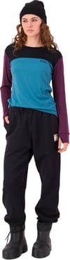 Mons Royale + Yotei Merino LS W Jasper/Fig/Black - 4