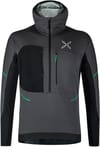 Ritmo Ptc Aircore Half Zip M. Antracite/Vibe Green + Montura