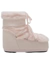Moon Boot Icon Low Faux Fur Dusty Pink + Moon Boot