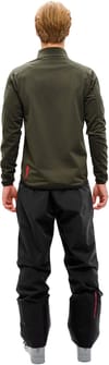 The Mountain Studio + Tecno Grid Fleece T-Neck Forest Green - 4