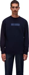 + Box Logo LS 1 Blu Marine - 3