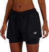 New Balance + Sport Essentials 2-In-1 Short W Black  - 4