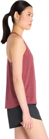 New Balance + Athletics Tank W Washed Burgundy Heather