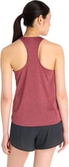 New Balance + Athletics Tank W Washed Burgundy Heather - 3
