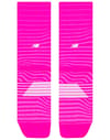 New Balance + Pro Run Crew Socks 1 Pair Pink Heat - 3