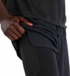 RC Lined Short 7" Black
