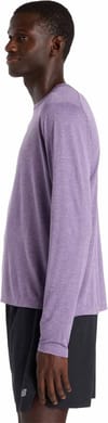 New Balance + Athletics Long Sleeve Candied Violet Heather