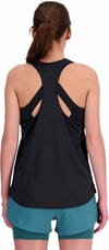 New Balance + Athletics Tank Black Heather