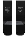 New Balance + Pro Run Graphic Crew Socks Black - 4