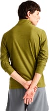 New Balance + Space Dye 1/4 Zip Sport Green Heather