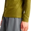 New Balance + Space Dye 1/4 Zip Sport Green Heather - 4