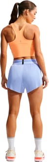 Nike Running + W Nike Aeroswift Dri-Fit ADV 3In Short Aluminum Black White Atomic Pink - 4