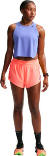 Nike Running + W Nike Aeroswift Dri-Fit ADV 3In Short Atomic Pink Black White Old Royal