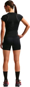 Nike Running + W Nike Swift 4In Short Tight Black Reflective Silver