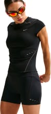Nike Running + W Nike Swift 4In Short Tight Black Reflective Silver - 4
