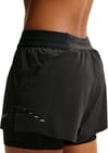 Nike Running + W Nike Swift 2in1 Short Black Reflective Silver - 4