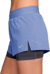 Nike Running + W Nike Swift 2in1 Short Aluminum Royal Tint Reflective Silver - 3