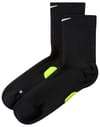Nike Running + U Nike Midweight Run Midcrew Socks Black Smoke Grey White