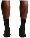 Nike Running + U Nike Midweight Run Midcrew Socks Black Smoke Grey White - 4