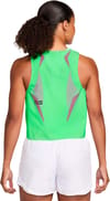 Nike Running + W Nike Aeroswift Dri-Fit ADV Crop Tank GX Illusion Green Black Gcw#12