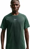Nike Running + M Nike AF Stride SS Top Black Lt Green Spark Reflective Silver - 3