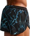 Nike Running + M Nike Dri-Fit ADV Aeroswift 2In Aop Short Black White