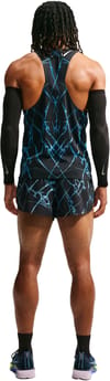 Nike Running + M Nike Dri-Fit ADV Aeroswift 2In Aop Short Black White - 5