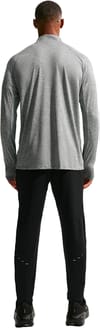 Nike Running + M Nike Stride LS Tee Smoke Grey/Heather