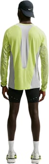 Nike Running + M Nike Stride LS Tee Lt Lemon Twist/Grey Fog