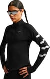 Nike Running + W Nike Tempo Flash LS Tee Black/Reflective Silver - 3