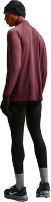 Nike Running + M Nike Stride LS Tee Light Boulder/Reflective Silver