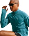Nike Running + M Nike Stride Midlayer Smokey Blue/Reflective Silver - 3