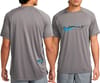 M Nike Stride Let Go SS Top Pencil Point + Nike Running