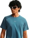Nike Running + M Nike Stride SS Top Smokey Blue/Reflective Silver - 3