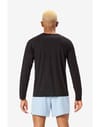 NNormal + Men's Merino Long Sleeve T-shirt Black - 3