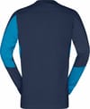Norrona + Falketind Equaliser Merino Round Neck M Hawaiian surf/Indigo Night
