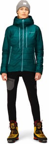 Norrona + Trollveggen Primaloft100 Zip Hood W'S Everglade - 3