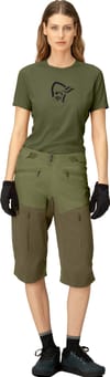 Norrona + Fjora Flex1 Shorts W'S Loden Green - 4