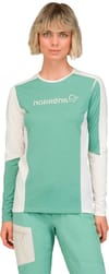 Norrona + Falketind Equaliser Merino Round Neck W'S Malachite Green - 3