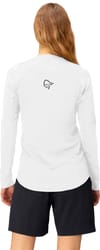 Norrona + Senja Equaliser Lightweight Long Sleeve W'S Snow White - 4