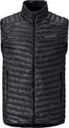 Trollveggen Down800 Super Light Vest M Caviar Black + Norrona