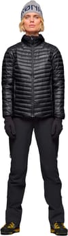 Norrona + Trollveggen Down800 Super Light Jacket W Caviar Black - 4