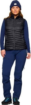 Norrona + Trollveggen Down800 Super Light Vest W Caviar Black - 4