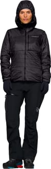 Norrona + Falketind Thermo40 Zip Hood W Caviar Black - 4