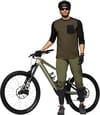 Norrona + Skibotn Equaliser Merino 3/4 T-Shirt M Olive Night Caviar Black - 6